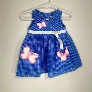 Blue baby girl dress infant 12 Months